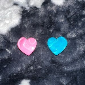 Heart Claw Clips 2pc